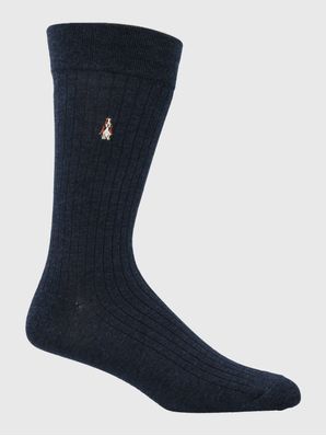 Calcetin Algodón Hombre C Cuff Dogembro Azul Hush Puppies