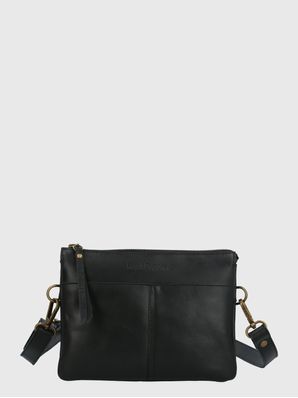 Cartera Cuero Mujer Dalton Cross Negro Hush Puppies