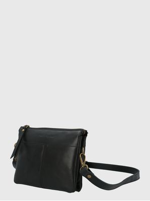 Cartera Cuero Mujer Dalton Cross Negro Hush Puppies