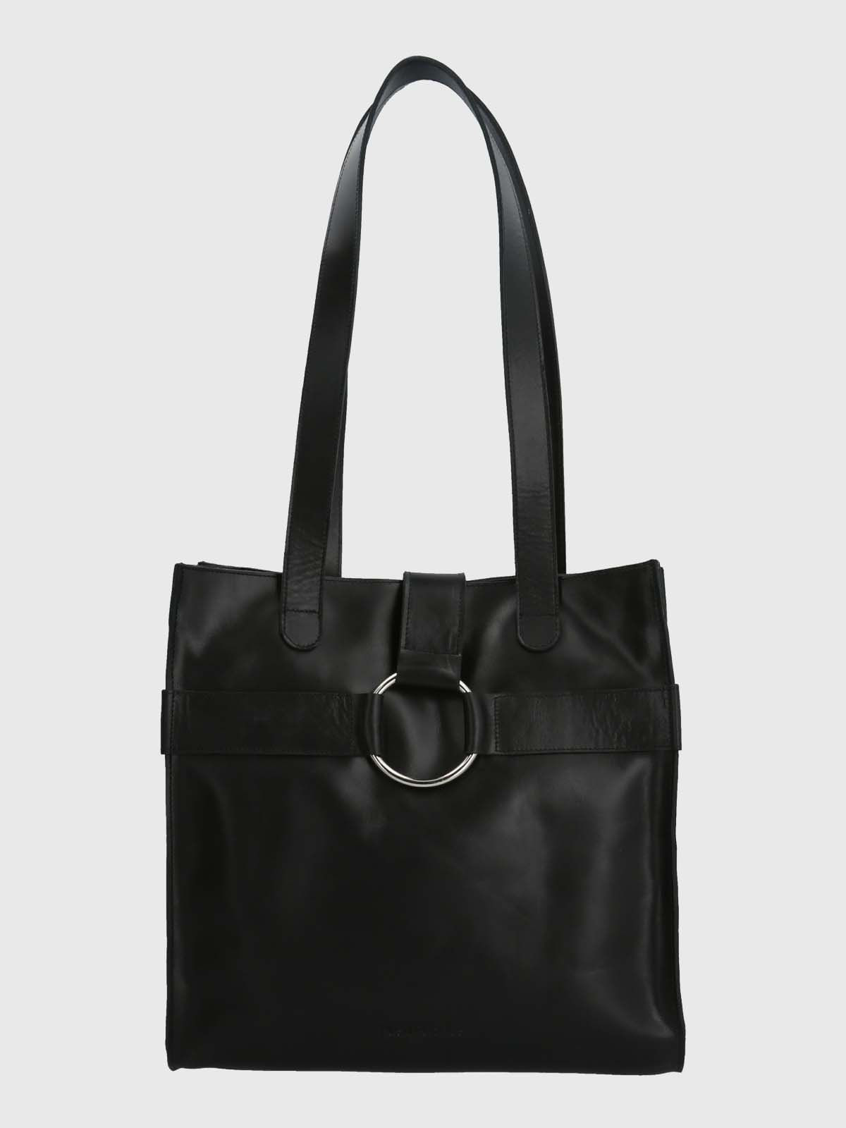 Cartera Cuero Mujer Drake Bag Negro Hush Puppies