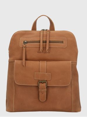 Mochila Cuero Mujer Duffy Back Café Hush Puppies