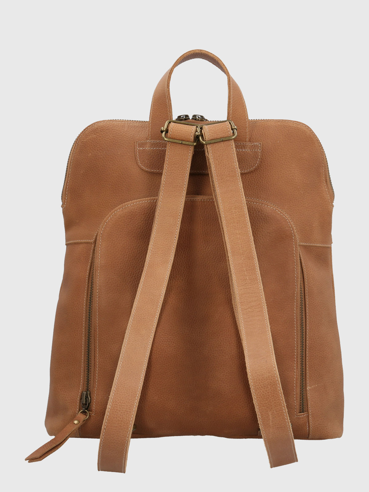 Mochila Cuero Mujer Duffy Back Café Hush Puppies