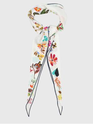 Pañuelo Seda Mujer Silk Alessia Scarf Blanco Hush Puppies