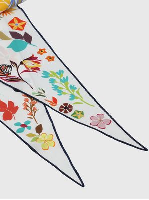 Pañuelo Seda Mujer Silk Alessia Scarf Blanco Hush Puppies