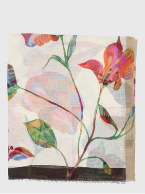 Pañuelo Seda Mujer Silk Giada Scarf Blanco Hush Puppies