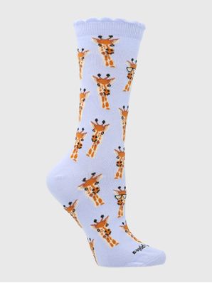 Calcetin Algodón Mujer C St Giraffe Azul Hush Puppies