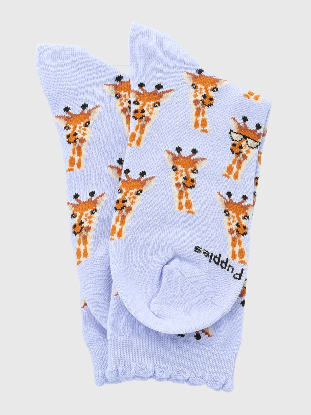 Calcetin Algodón Mujer C St Giraffe Azul Hush Puppies