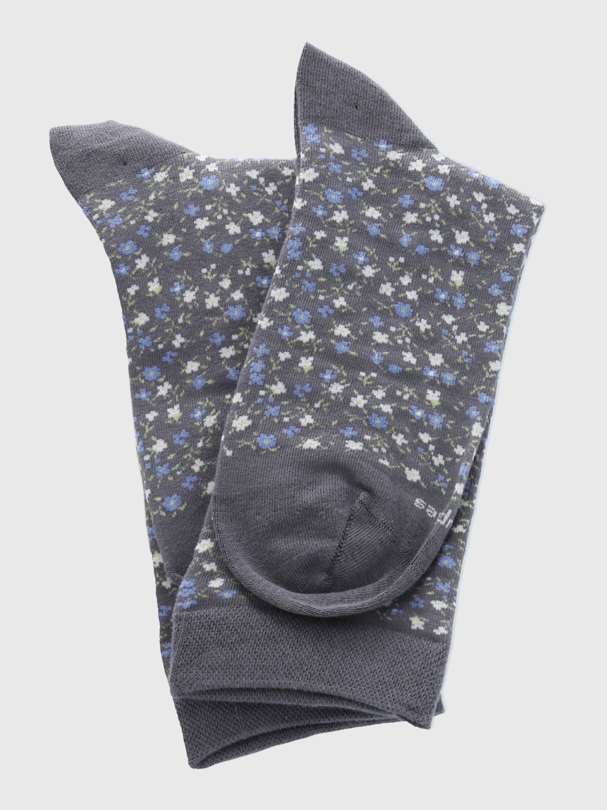 Calcetin Algodón Mujer C Cuff Allover Azul Hush Puppies