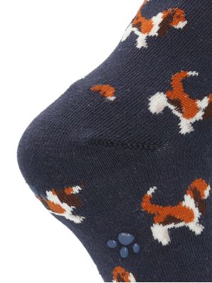 Calcetin Algodón Niño C Bassets Azul Hush Puppies