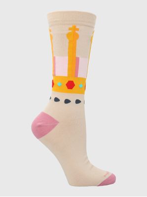 Calcetin Algodón Mujer C Uk Crown Beige/Crudo Hush Puppies