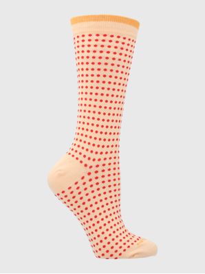 Calcetin Algodón Mujer C Dots Rojo Hush Puppies