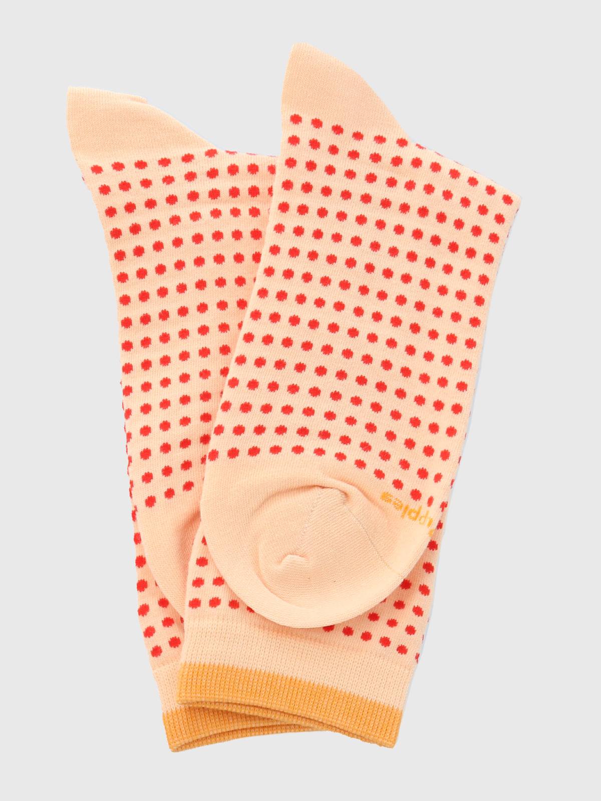 Calcetin Algodón Mujer C Dots Rojo Hush Puppies
