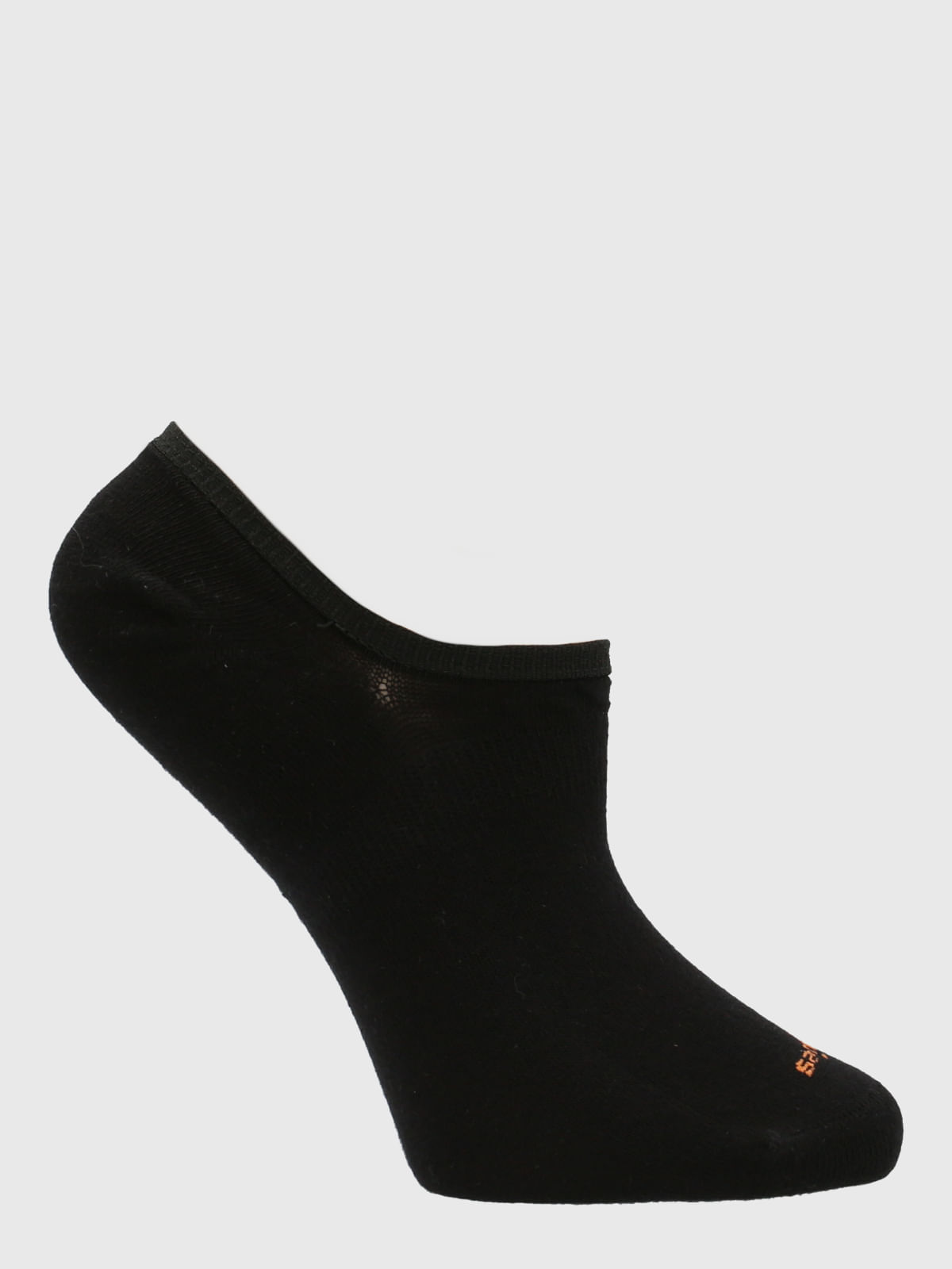Calcetin Algodón Mujer Inv Plain Negro Hush Puppies