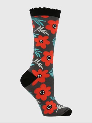 Calcetin Algodón Mujer C St Flower Negro Hush Puppies