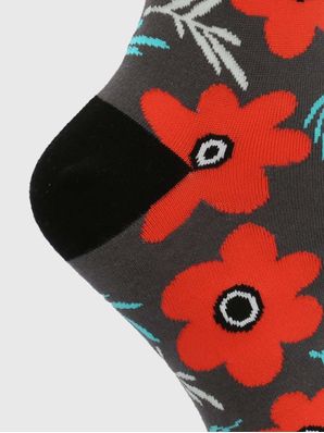 Calcetin Algodón Mujer C St Flower Negro Hush Puppies