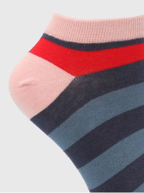 Calcetin Algodón Mujer Ped Block Azul Hush Puppies