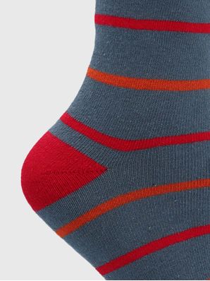 Calcetin Algodón Mujer Heavy Lines Azul Hush Puppies