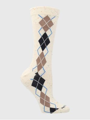 Calcetin Algodón Mujer C Rombi Beige/Crudo Hush Puppies