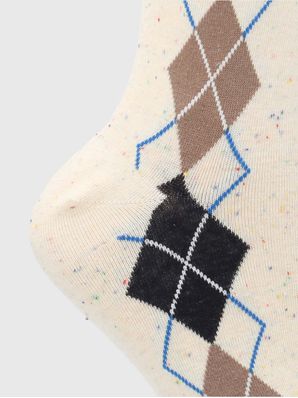 Calcetin Algodón Mujer C Rombi Beige/Crudo Hush Puppies