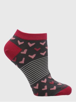 Calcetin Algodón Mujer Ped Heart Gris Hush Puppies