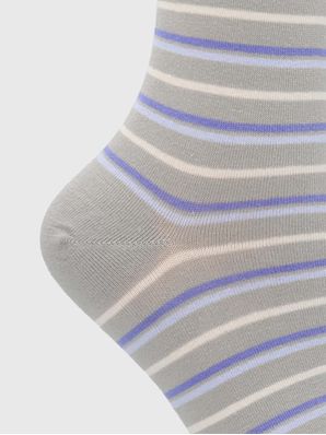 Calcetin Algodón Mujer C Cuff Lines Gris Hush Puppies