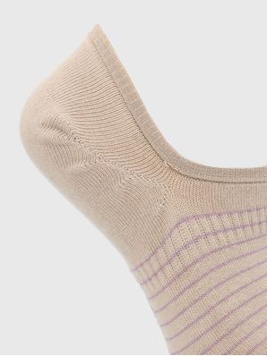 Calcetin Algodón Mujer Inv Stripes Beige/Crudo Hush Puppies