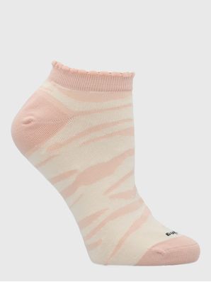 Calcetin Algodón Mujer Ped St Zebra Rosado Hush Puppies