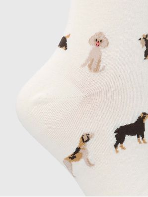 Calcetin Algodón Mujer C St Multidogs Beige/Crudo Hush Puppies