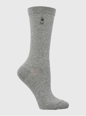 Calcetin Algodón Mujer C Cuff Plain Gris Hush Puppies