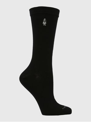 Calcetin Algodón Mujer C Cuff Plain Negro Hush Puppies