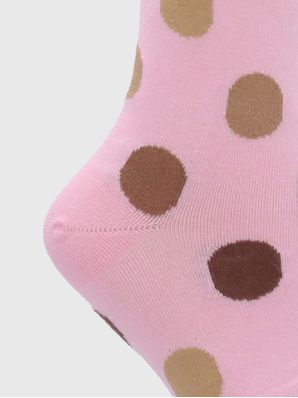 Calcetin Algodón Mujer Kh Circle Rosado Hush Puppies