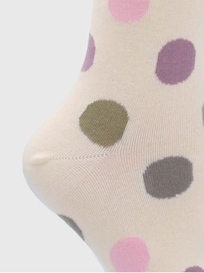 Calcetin Algodón Mujer Kh Circle Beige/Crudo Hush Puppies
