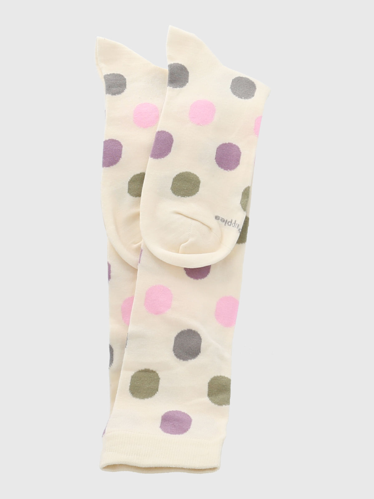 Calcetin Algodón Mujer Kh Circle Beige/Crudo Hush Puppies