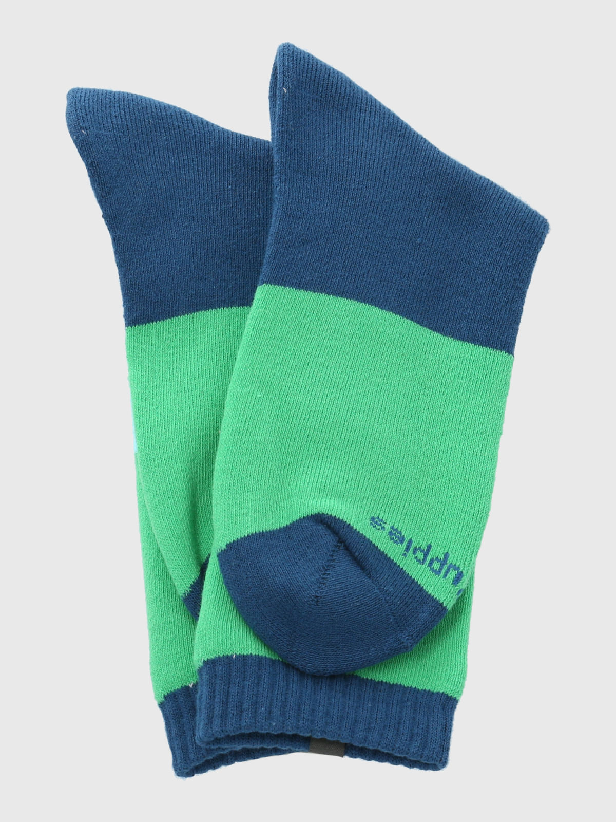 Calcetin Algodón Mujer Heavy Block Azul Hush Puppies
