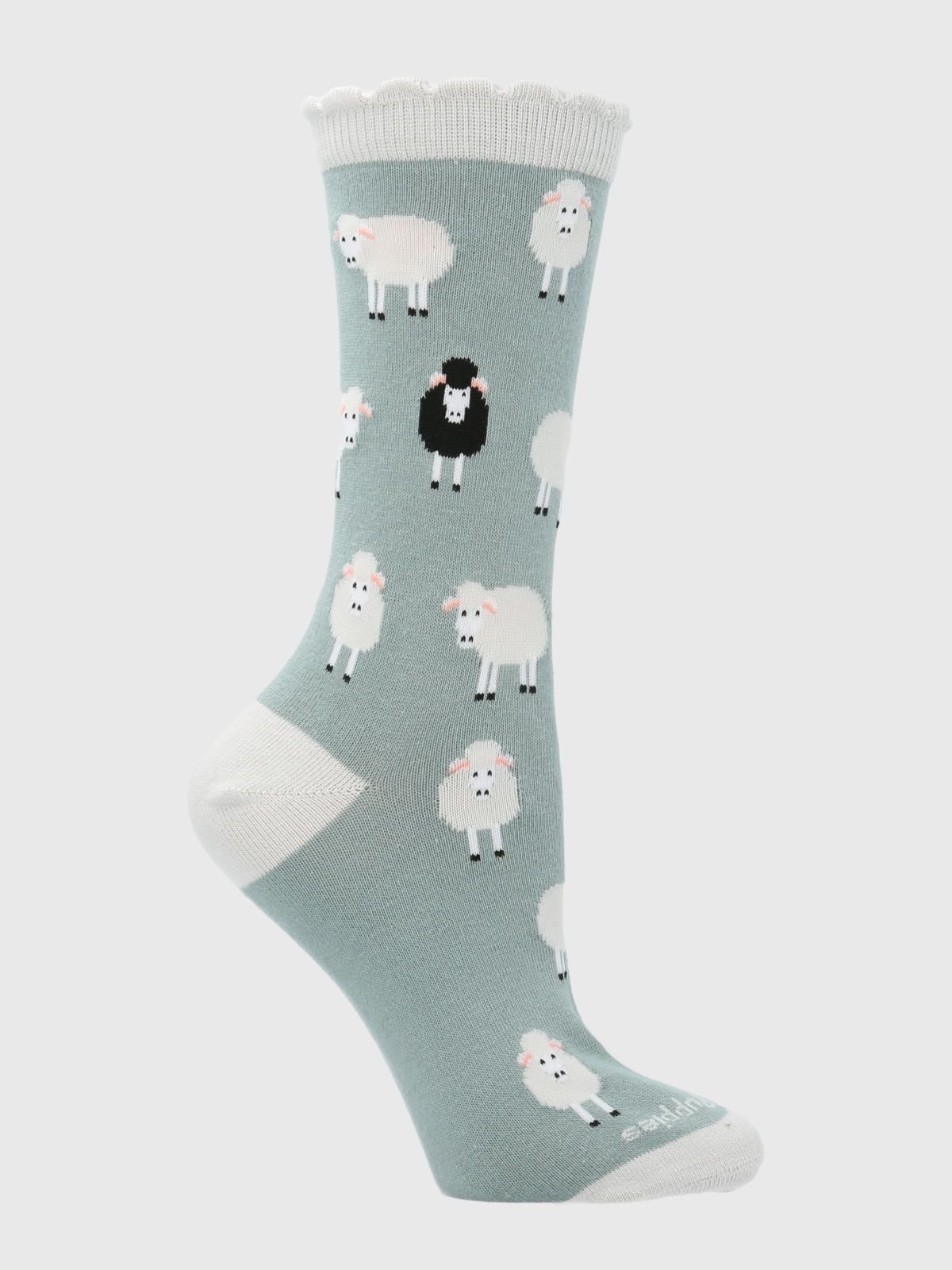 Calcetin Algodón Mujer C St Sheep Verde Hush Puppies