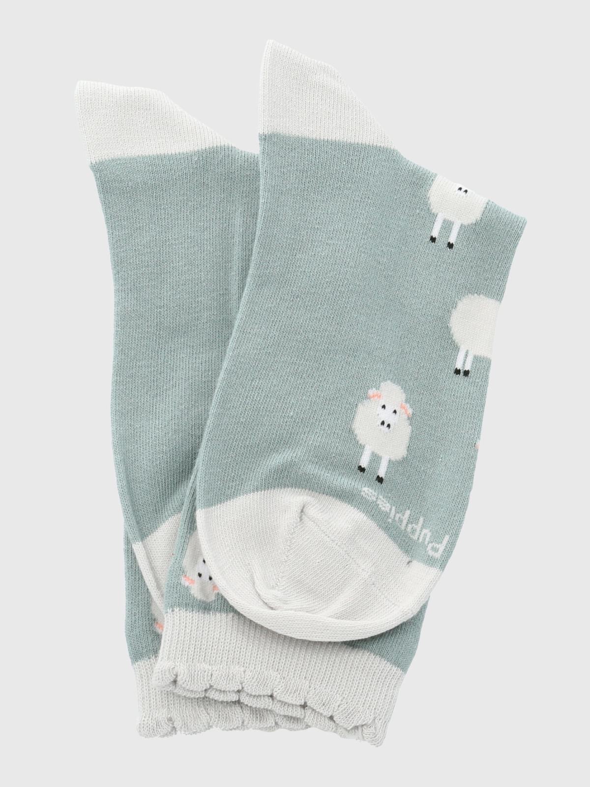 Calcetin Algodón Mujer C St Sheep Verde Hush Puppies