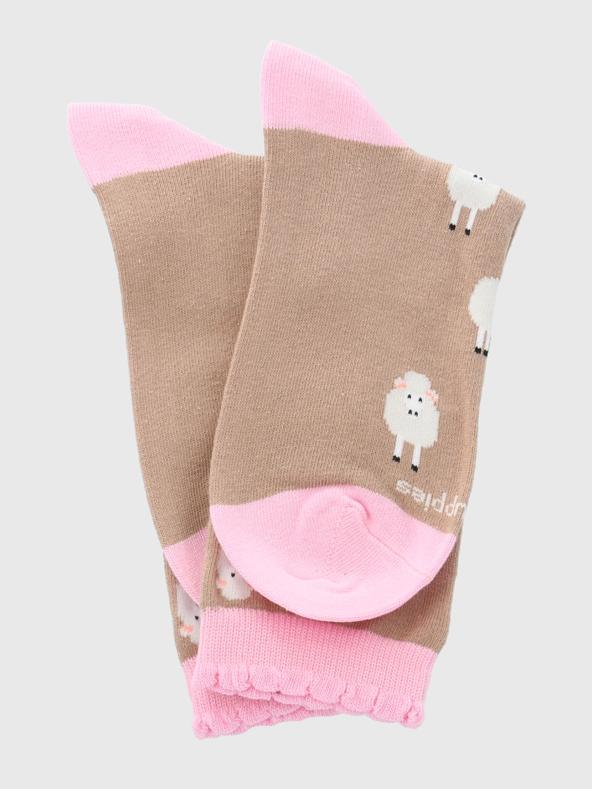Calcetin Algodón Mujer C St Sheep Rosado Hush Puppies