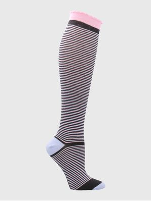 Calcetin Algodón Mujer Kh St Lines Gris Hush Puppies