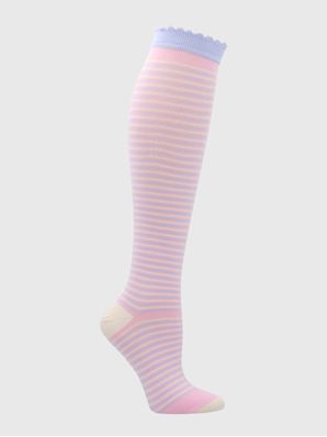 Calcetin Algodón Mujer Kh St Lines Rosado Hush Puppies
