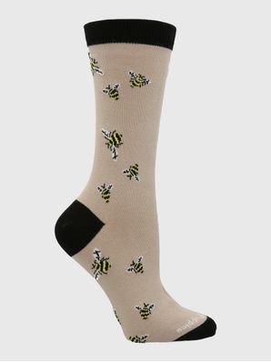 Calcetin Algodón Mujer C Bee Beige/Crudo Hush Puppies