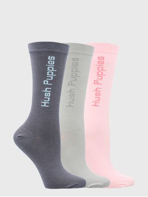 Calcetin Algodón Mujer Pack Hp Cuff C Multicolor Hush Puppies
