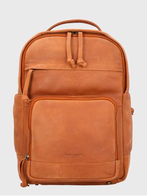 Mochila Cuero Hombre Th Morgan Back Café Hush Puppies