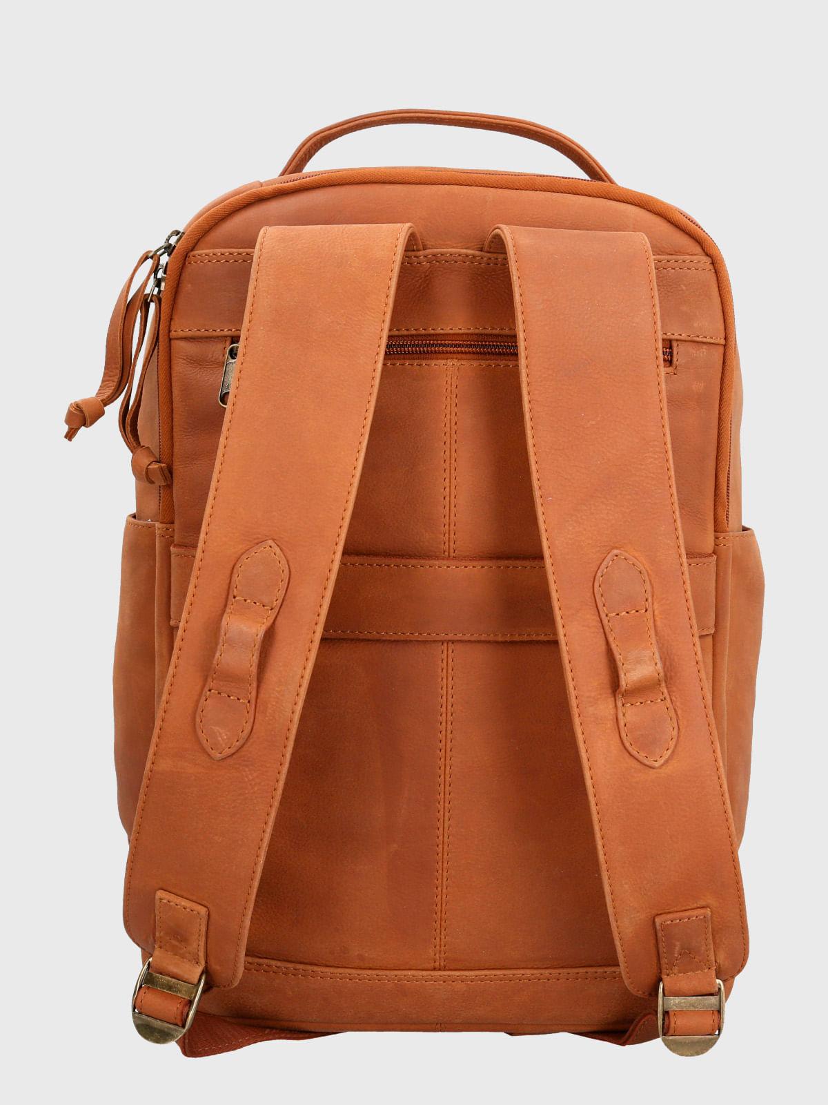 Mochila Cuero Hombre Th Morgan Back Café Hush Puppies