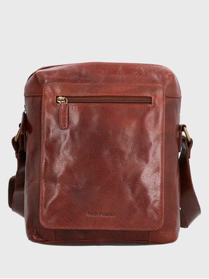 Maletin Cuero Hombre Vn Mooney Cross Café Hush Puppies