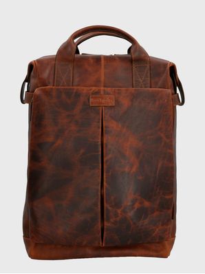Mochila Cuero Hombre St Milton Back Café Hush Puppies