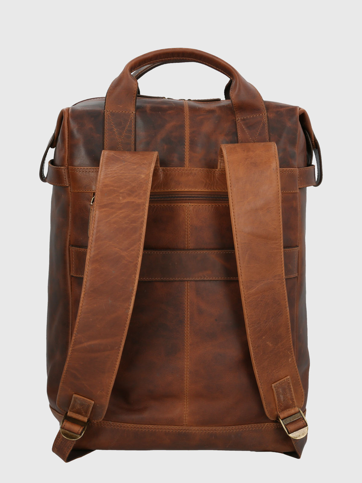 Mochila Cuero Hombre St Milton Back Café Hush Puppies