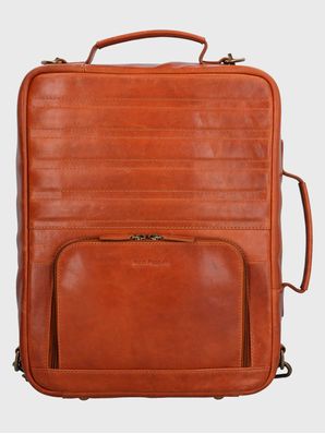 Mochila Cuero Hombre Om Middleton Back Café Hush Puppies
