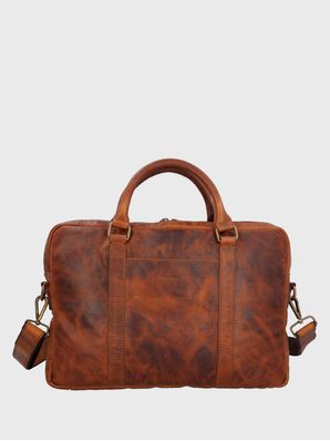 Maletin Cuero Hombre Th Mahoney Café Hush Puppies