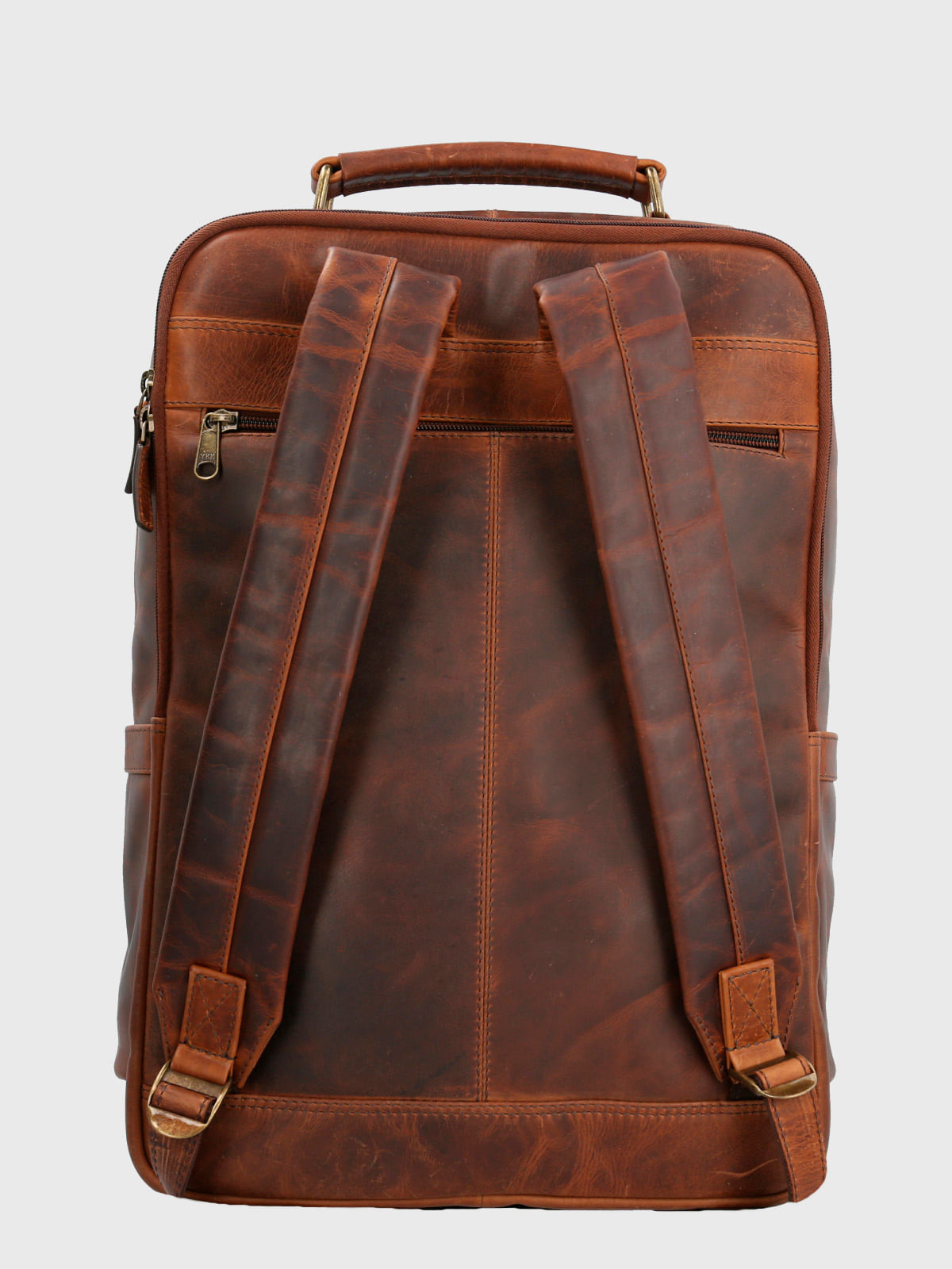 Mochila Cuero Hombre St Maxwell Back Café Hush Puppies