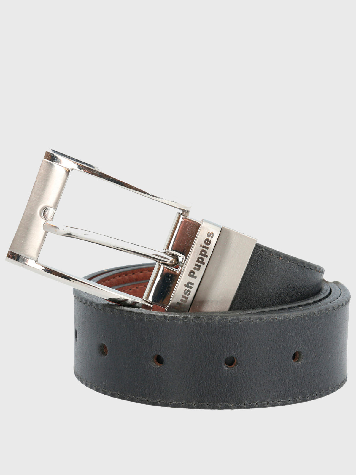 Cinturon Cuero Hombre Hp Rev Cadiz Café Hush Puppies